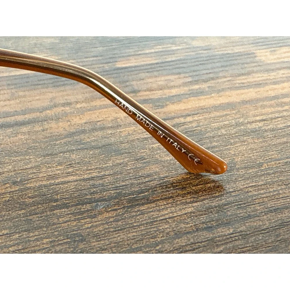 Judith Leiber JL1701 02 Brown Tortoise Crystal Embellished Sunglasses Italy - Picture 5 of 8